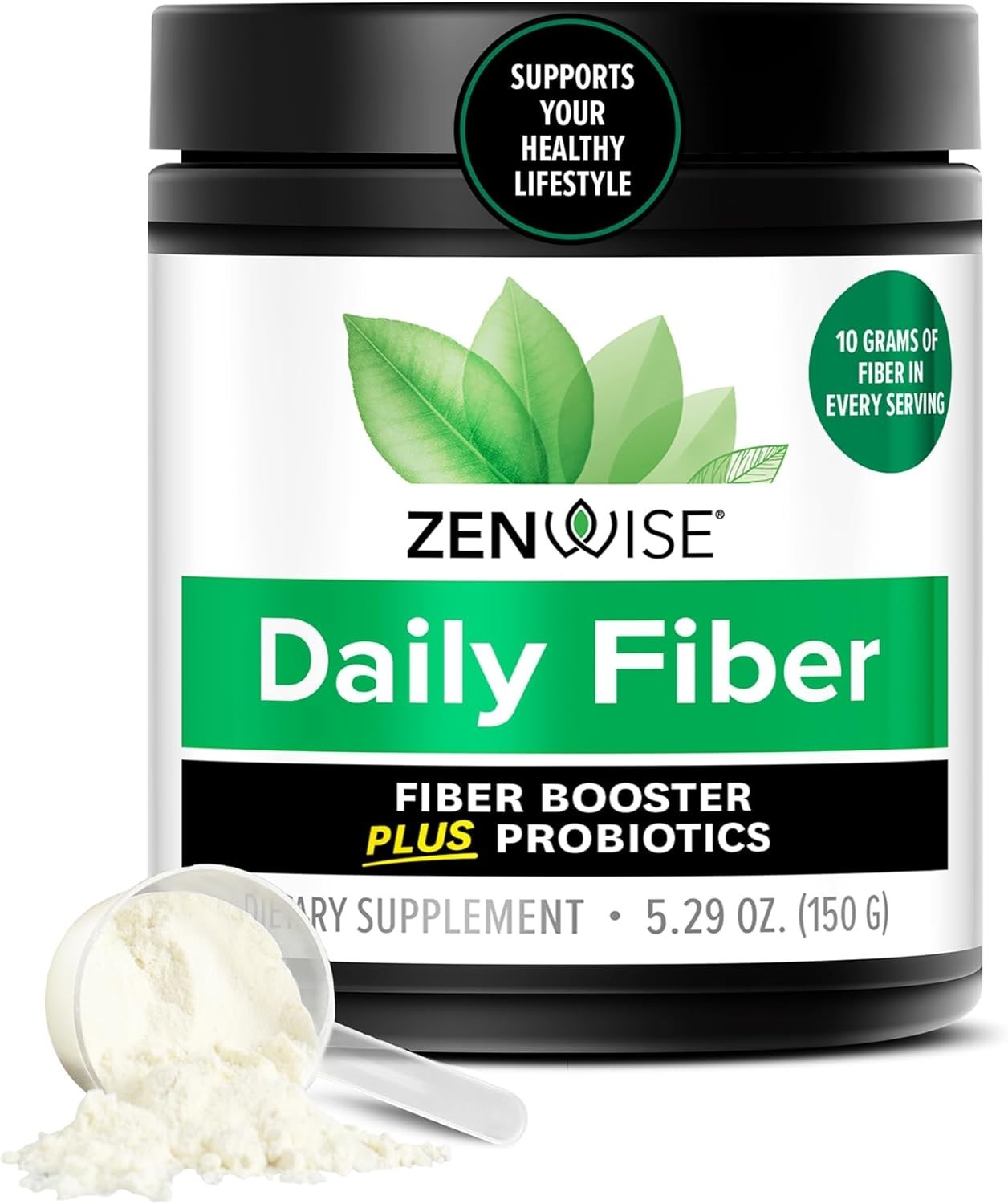 Zenwise Daily Prebiotic Fiber (10g per Serving) Gut Health 5.29oz EXP 08/2027