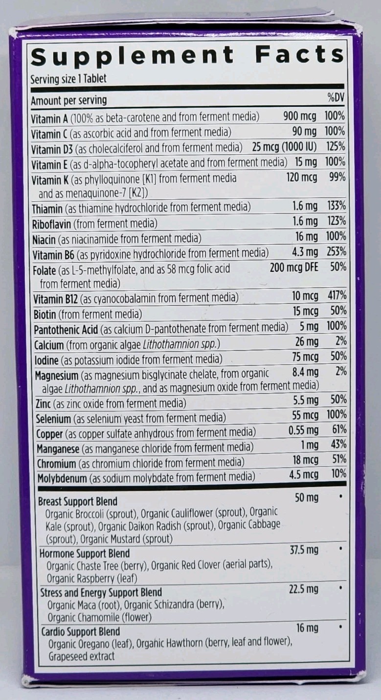 New Chapter One Daily Every Woman’s Multivitamin 40+ 96 Tablets New Exp. 04/2026
