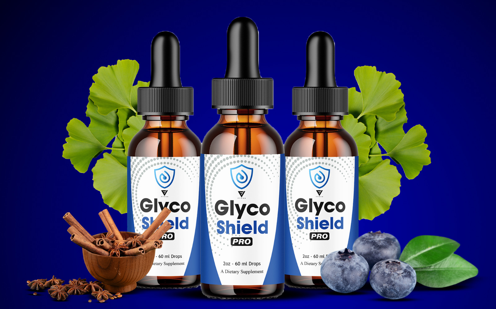 (5 Pack) Glyco Shield Pro Liquid Drops, GlycoShield Pro Advanced Support (10oz)