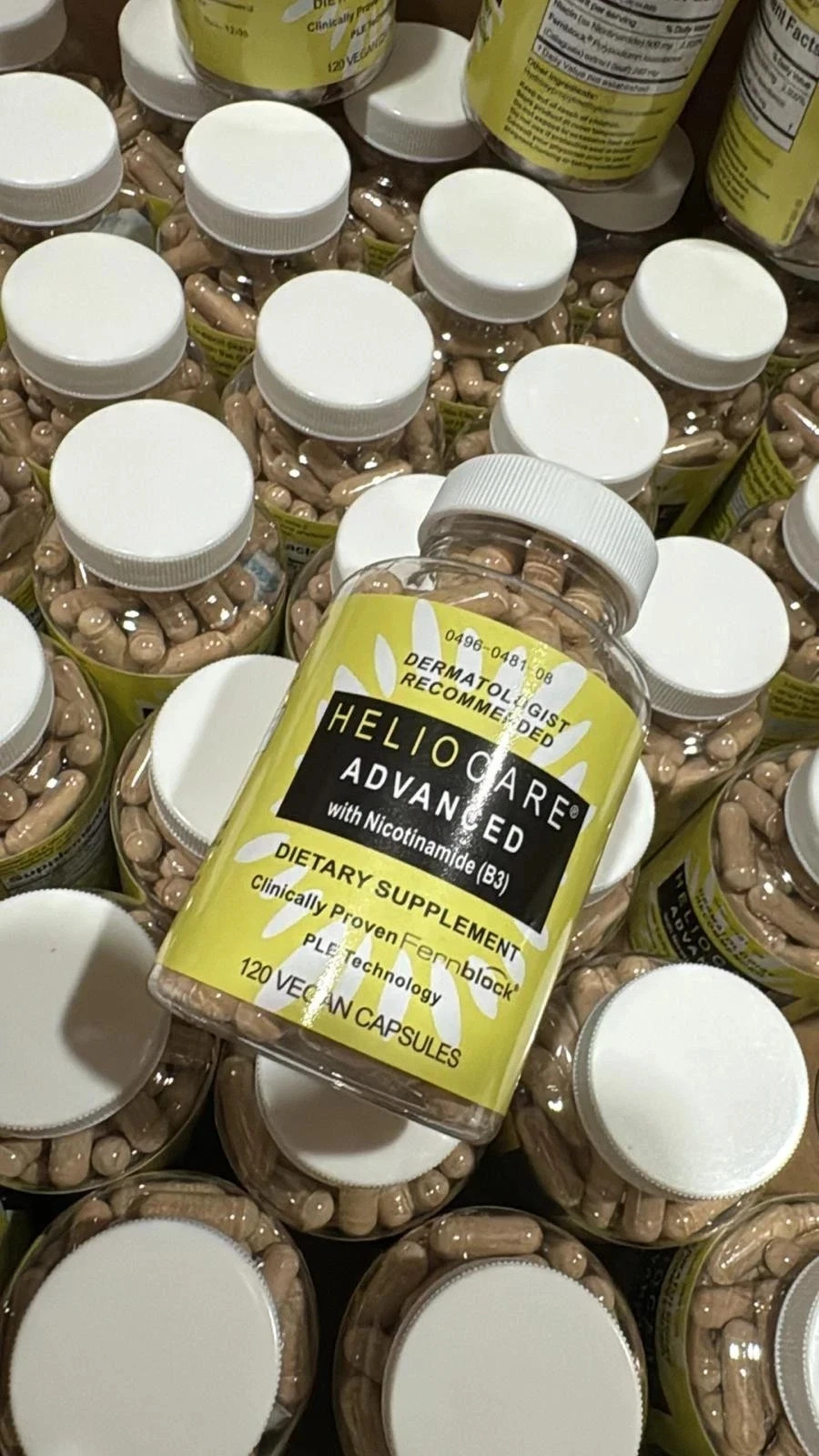 2 Packs Heliocare Advanced Nicotinamide B3 Skin Health 120 Capsules Exp: 07/2027