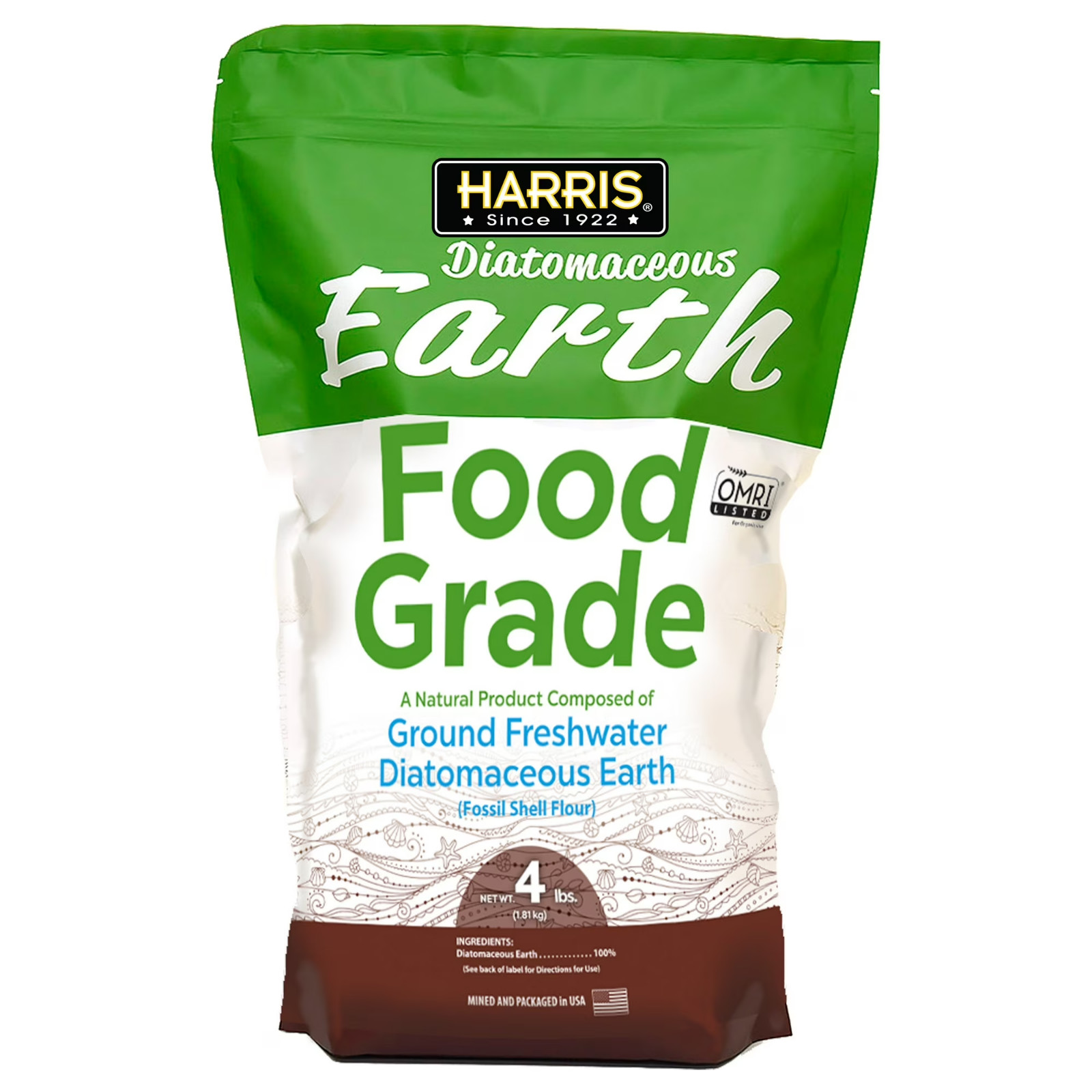 4 lbs. (64 oz.) Diatomaceous Earth Food Grade 100%