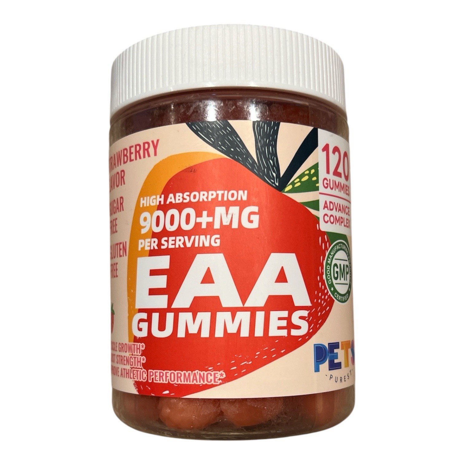 EAA PETS PUREST GUMMIES, Strawberry, Muscle Growth