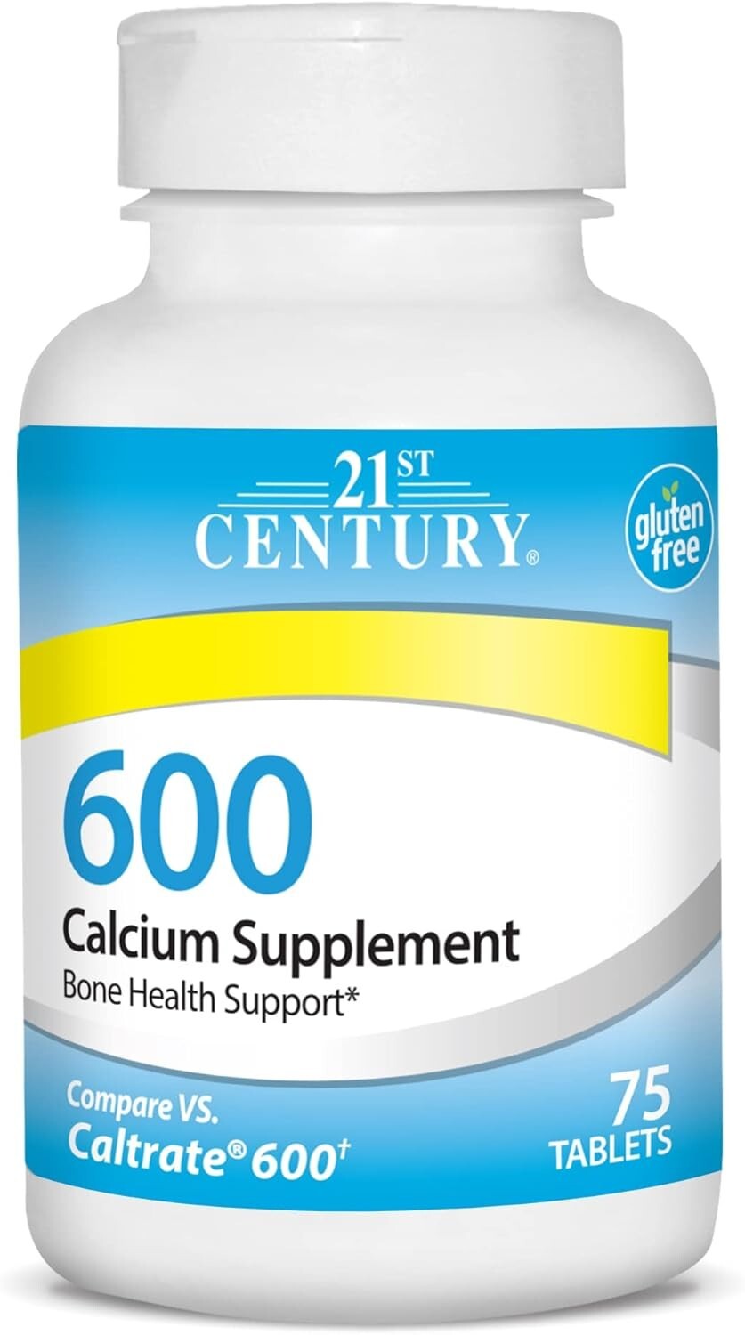 21st Century Calcium Supplement, 600 mg, 75 Count