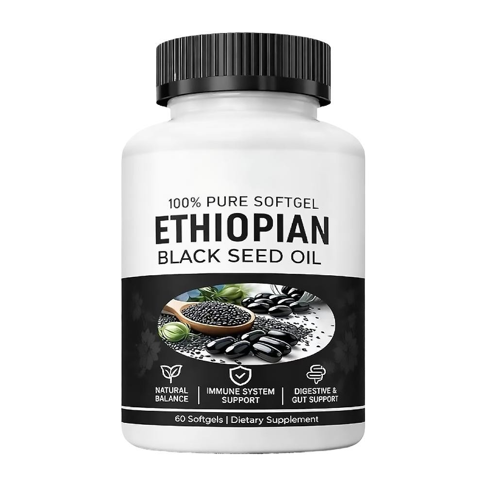 6X Ethiopian H Oil Softgels|4.64%Thymoquinone|Non-Gmo,GlutenFree BlackSeed OT