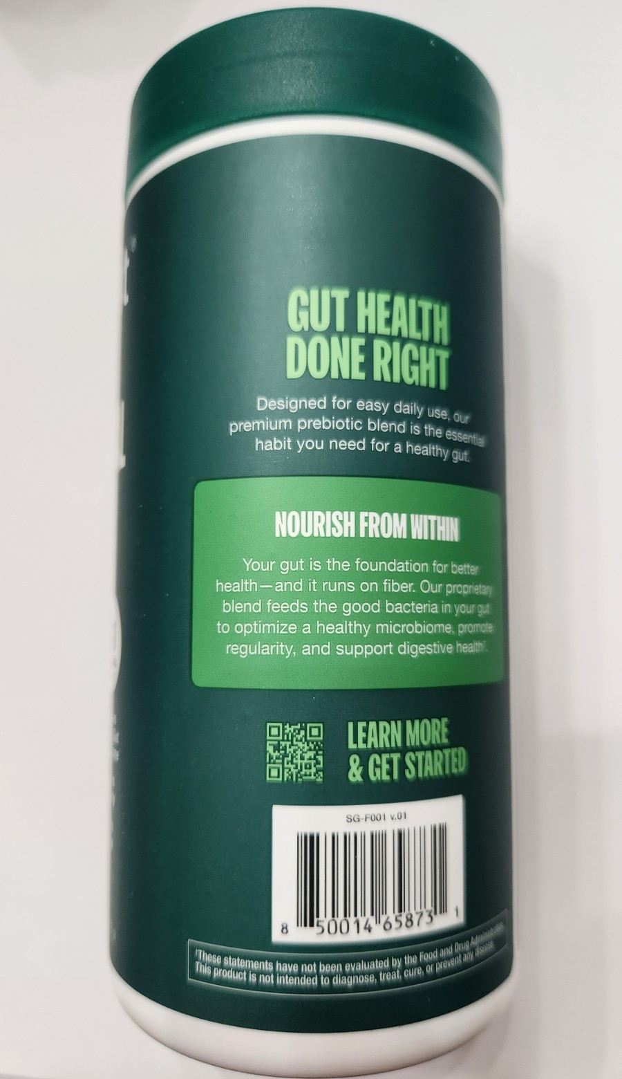 Supergut Foundational Daily Fiber Prebiotic Blend 5.5oz, New, Sealed