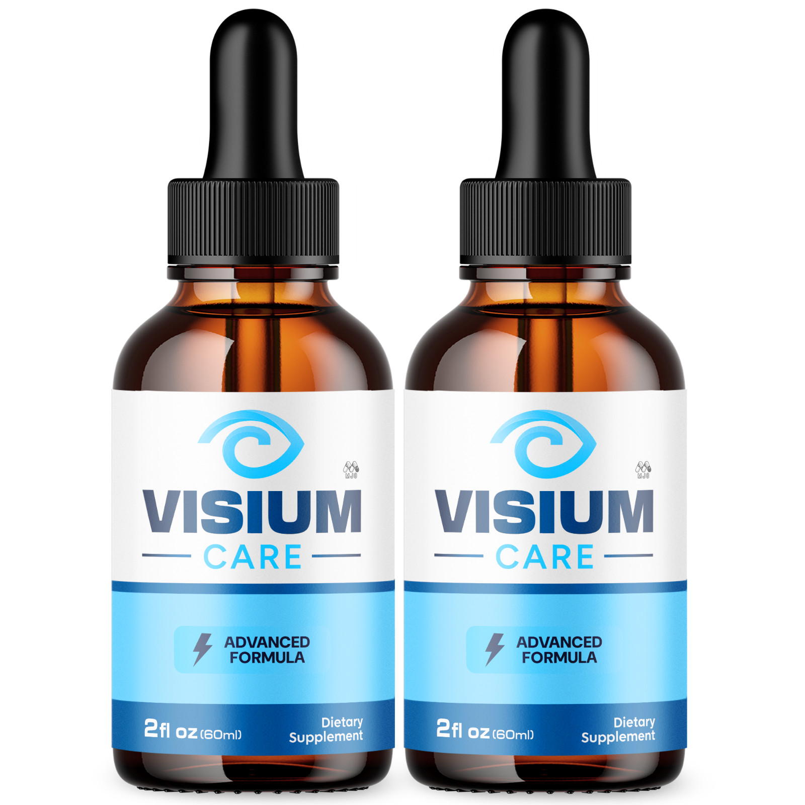 (2 Pack) Visium Care Drops Advance Support for Healthy Eye Function 60 Servings
