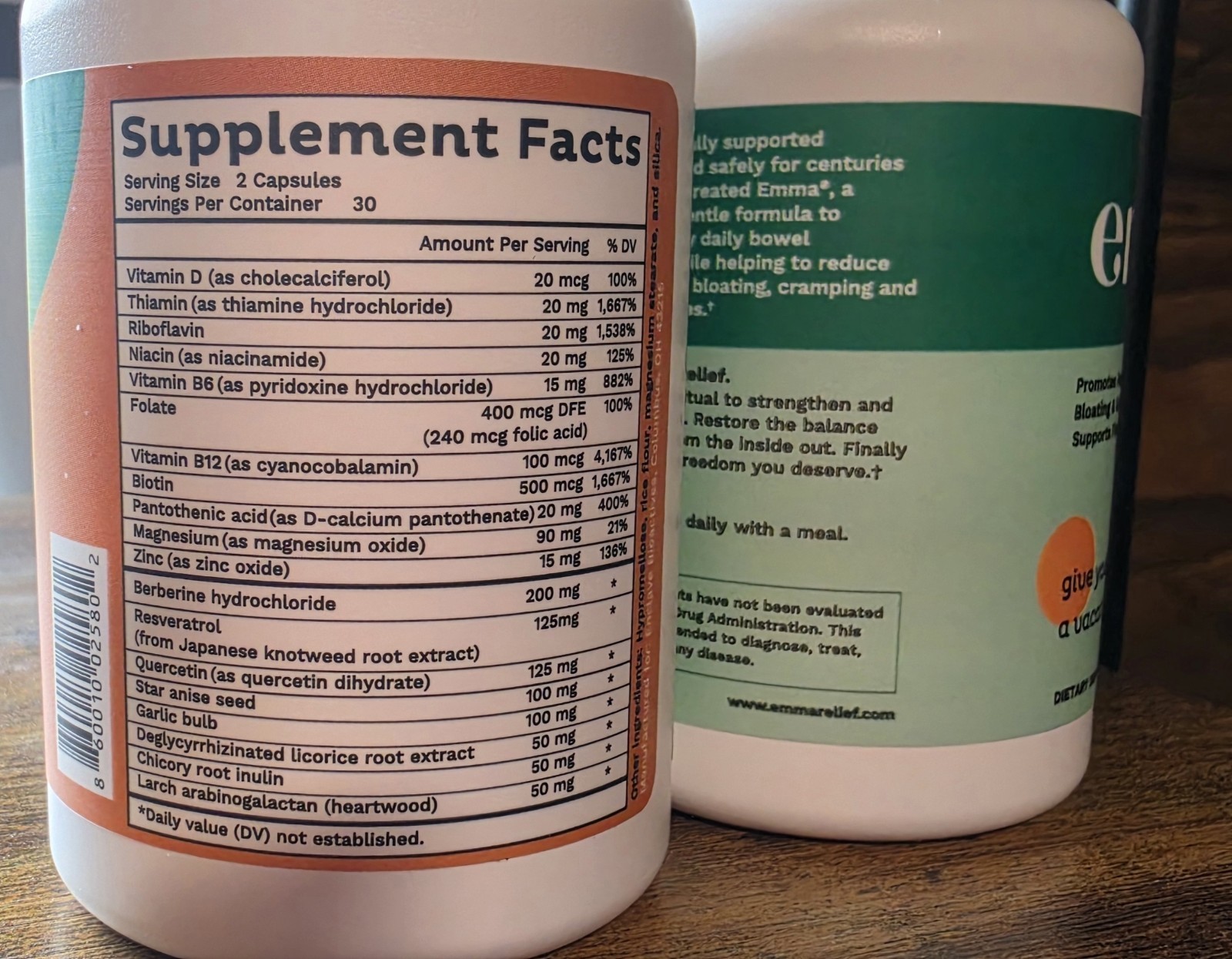 Emma by Konscious Keto 60 Capsules Exp 12/2027 Bloating & Gas Relief