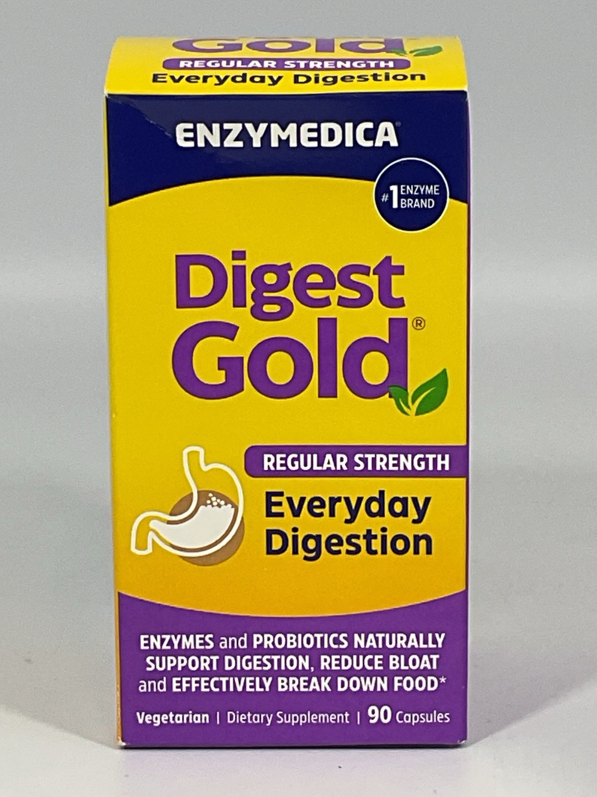 Enzymedica Digest Gold Digestive Capsules, 90 Count Regular Strength