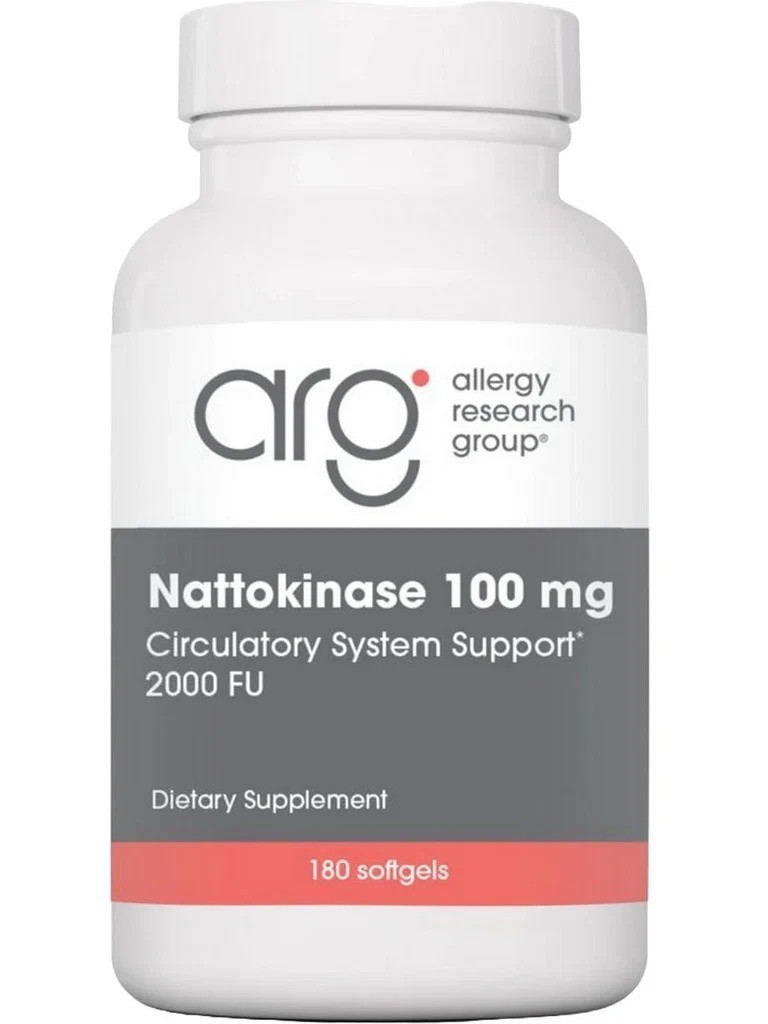 Allergy Research Group Nattokinase 100 mg – 180 cap – Exp 2028+
