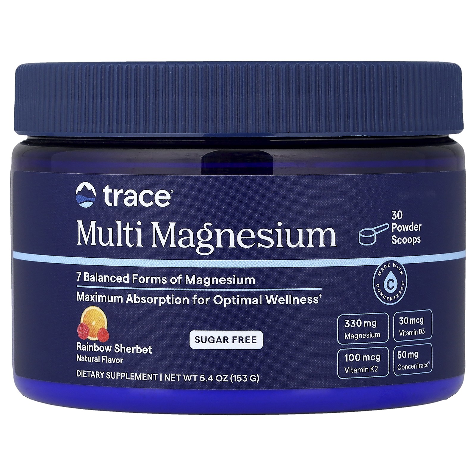 Multi Magnesium, Rainbow Sherbert, 5.4 oz (153 g)