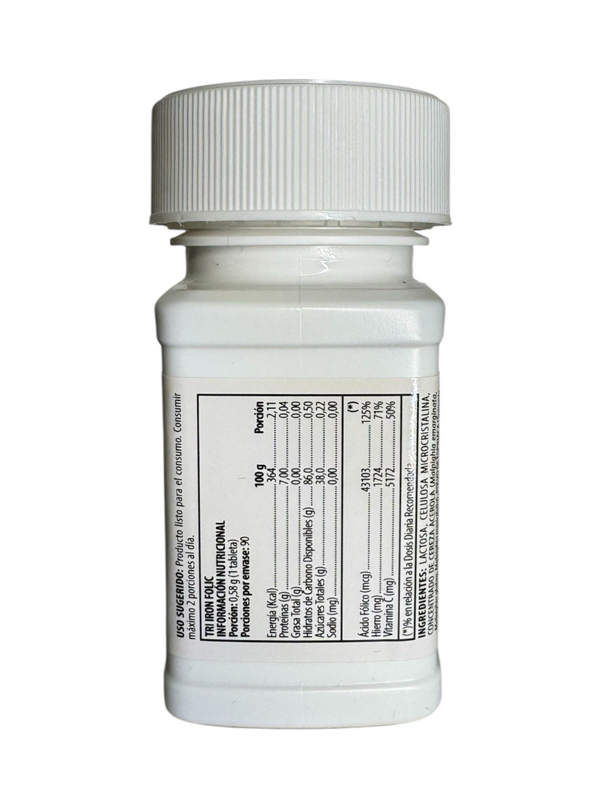 Tri-Iron Folic -90 Tablets, Iron Folic Acid Amway Fast Absorption