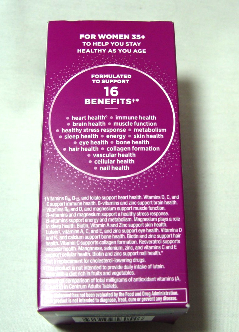 Centrum Age Defy Multivitamin Women 35+ 60ct New Sealed Box Exp 01/06/2028