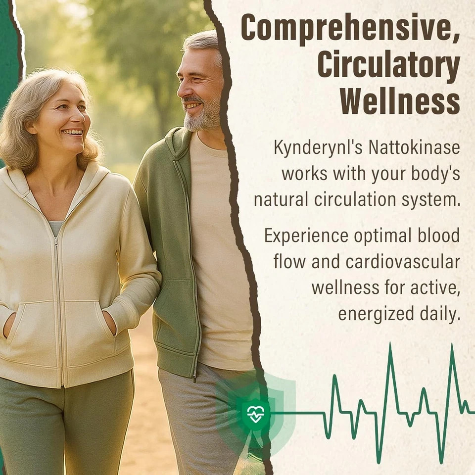 Nattokinase Supplement 10000FU – Organic Natto Enzyme for Circulatory Well 500mg