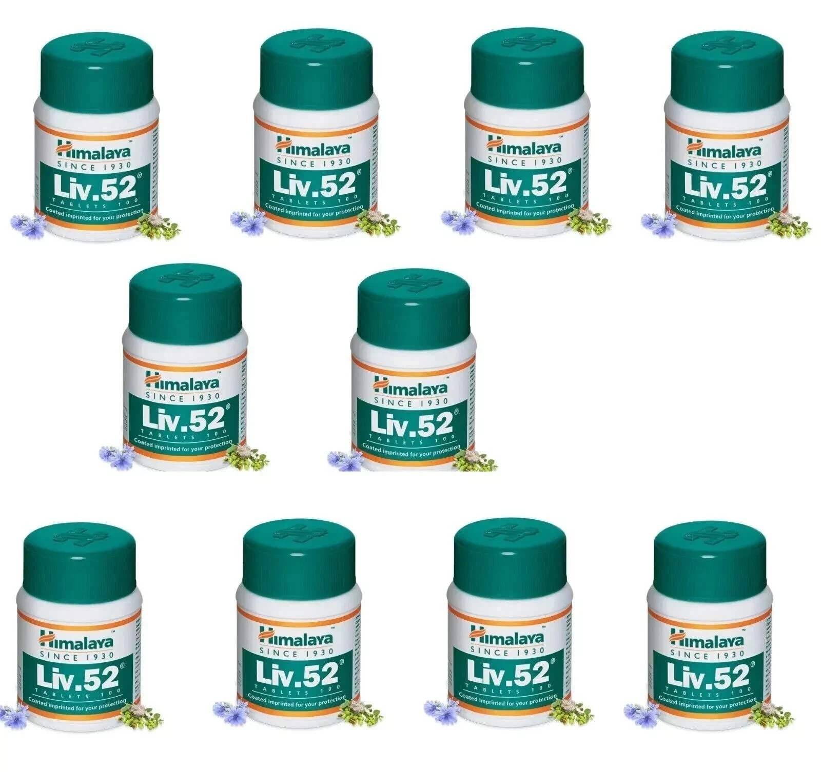 LV52 Pack of 10 Bottles EXP 2028 Free Shipping Natural Ayurveda Wellness