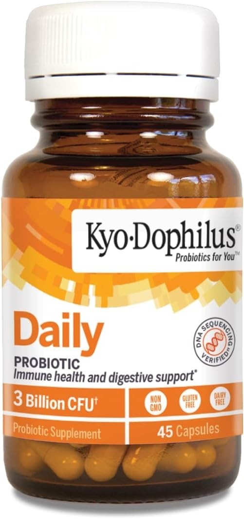 Kyo-Dophilus Daily Probiotic, Immune Health & Digestive Support*, 45 Capsules