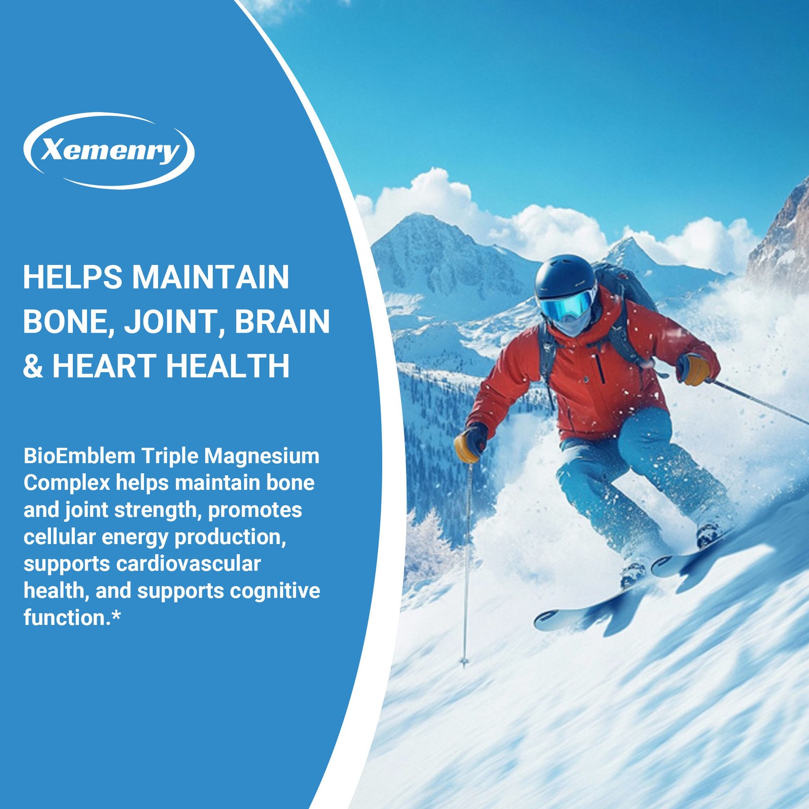 Triple Magnesium Complex -Magnesium Malate,Glycinate,Citrate,Sleep,Stress Relief