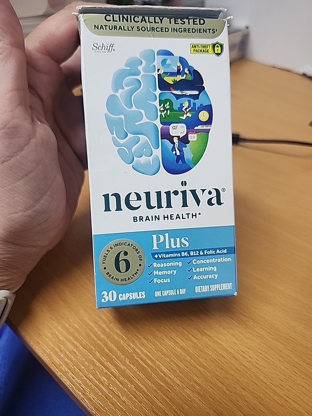 Schiff Neuriva Plus Fast-Acting Brain Performance Capsules – 30 Count