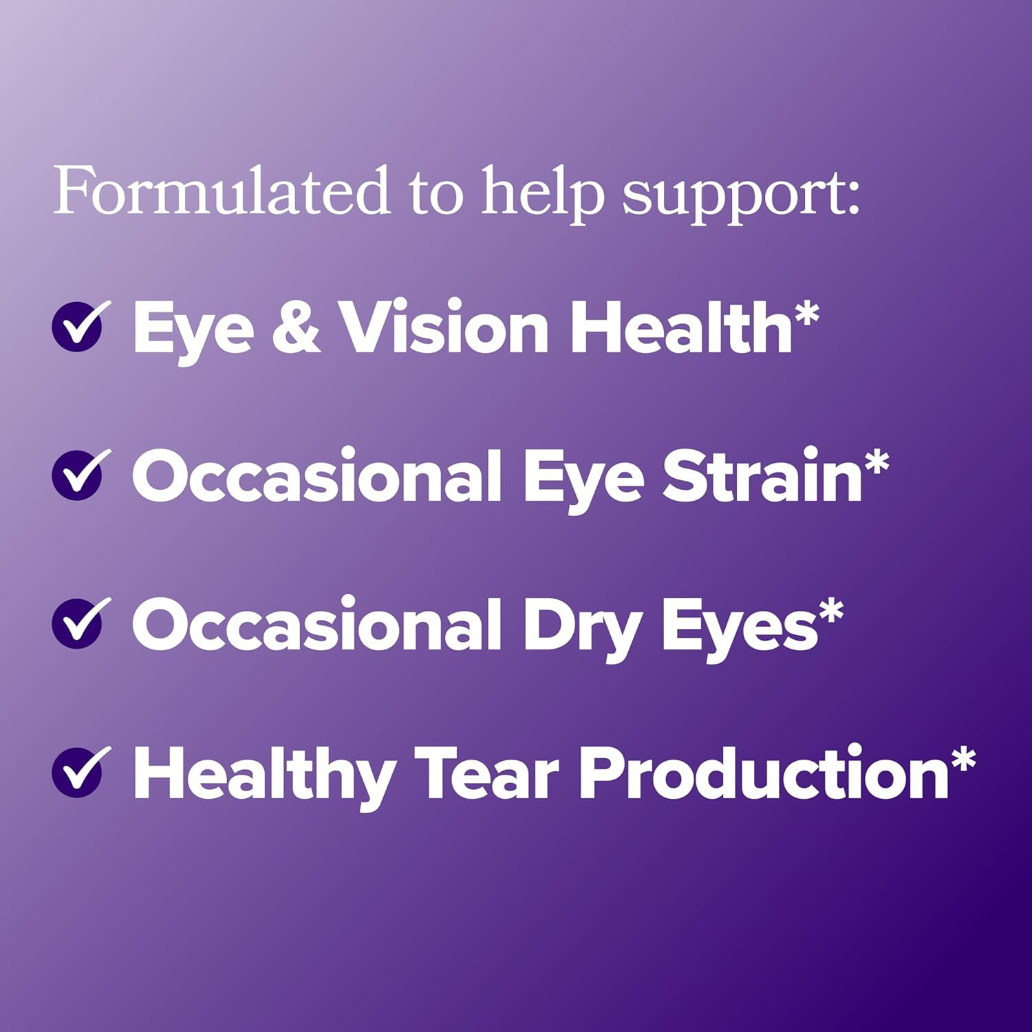 O Positiv MENO Eye Health Capsules Lutein, Zeaxanthin, Bilberry Extract, Vitamin