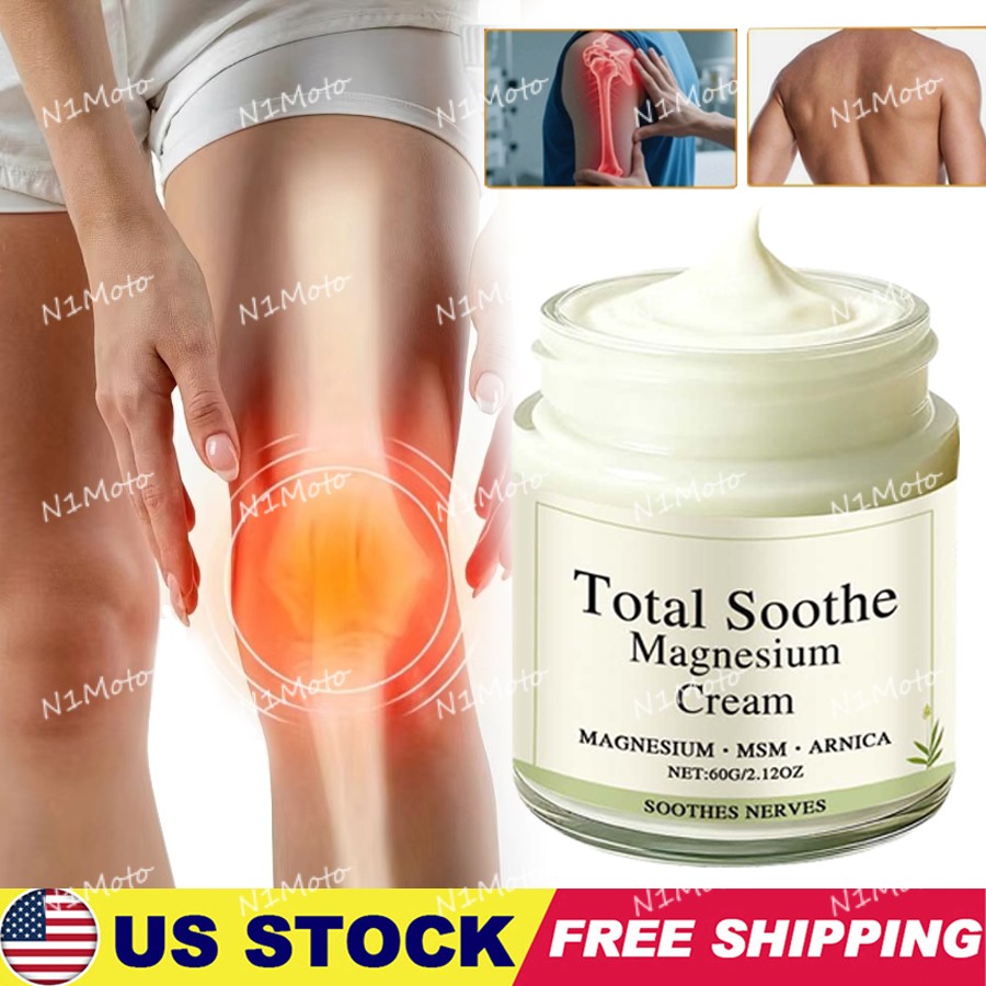 Total Soothe Magnesium Cream Total Relief Magnesium Creams Nerve Pain Relief~