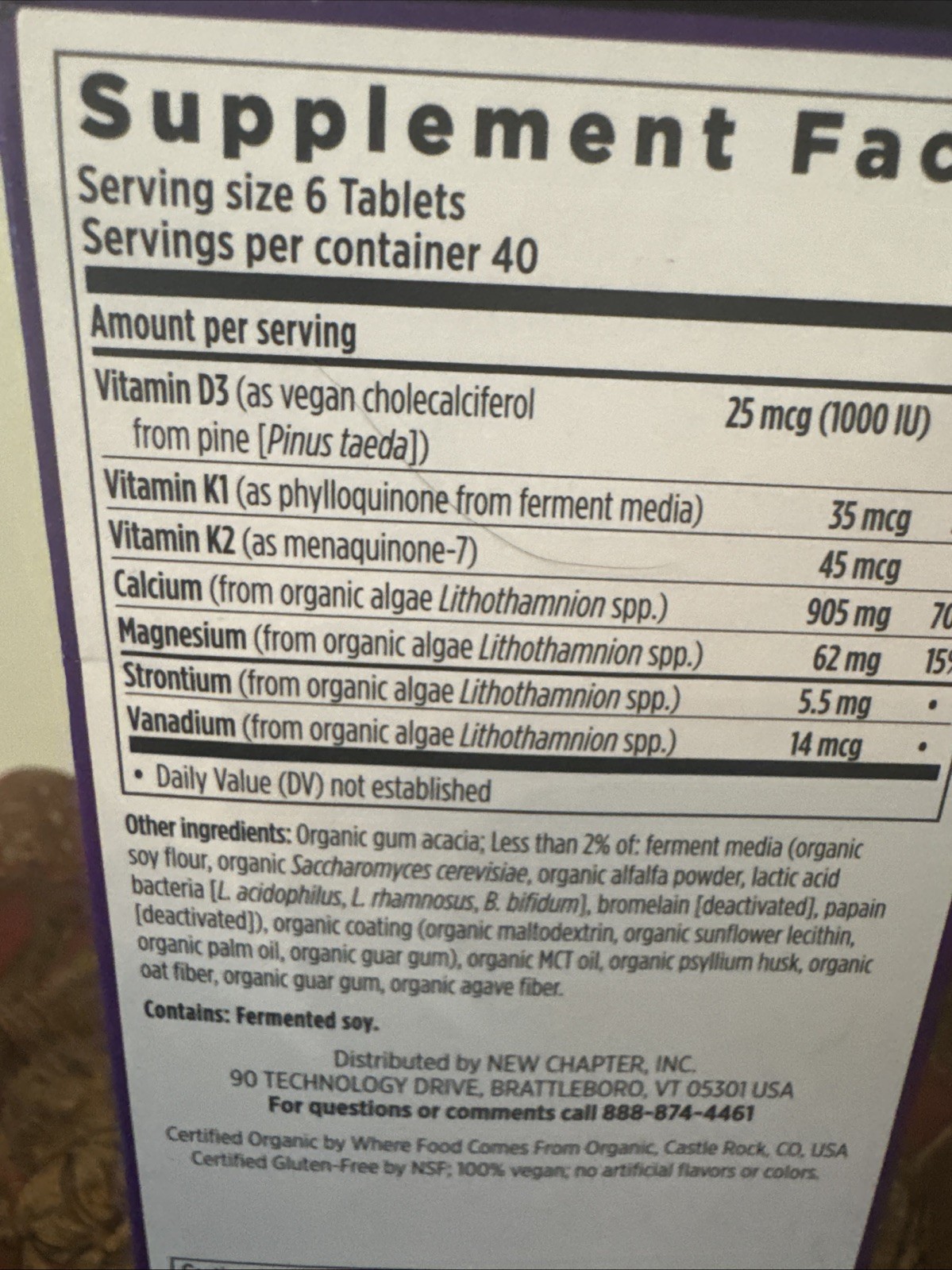 New Chapter Bone Strength Take Care Tiny Tabs – 240 Tablets