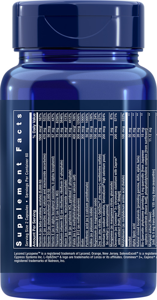 LIFE EXTENSION TWO PER DAY 120 CAPSULES