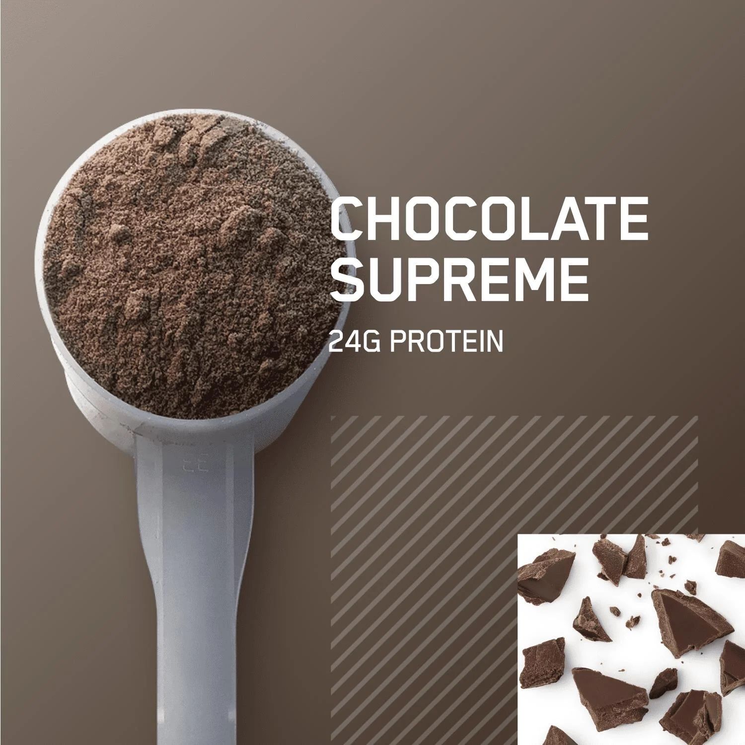Optimum Nutrition Gold Standard Micellar Casein Protein, Chocolate Supreme, 2lb