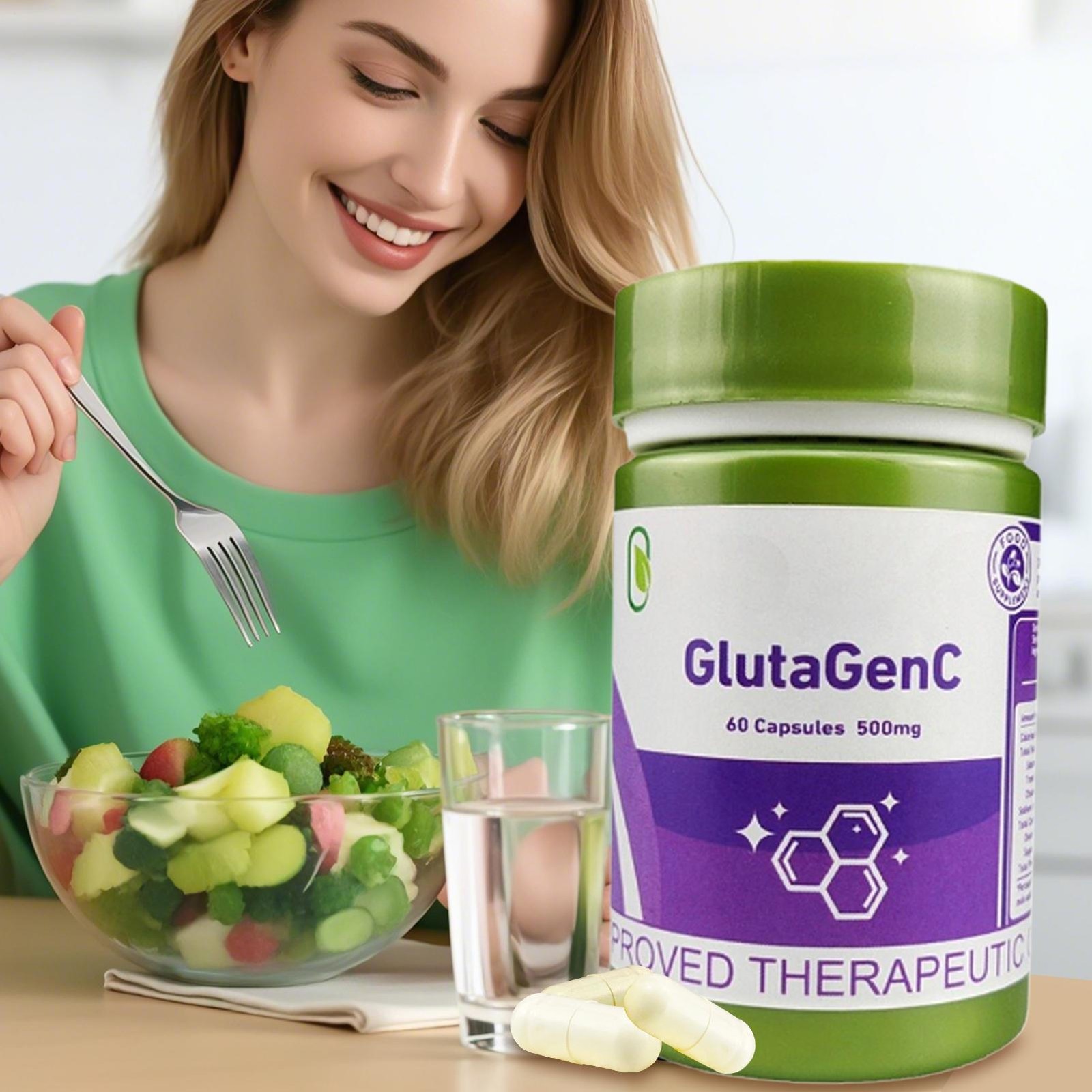 Glutathione GlutaGenC – 60 Capsules