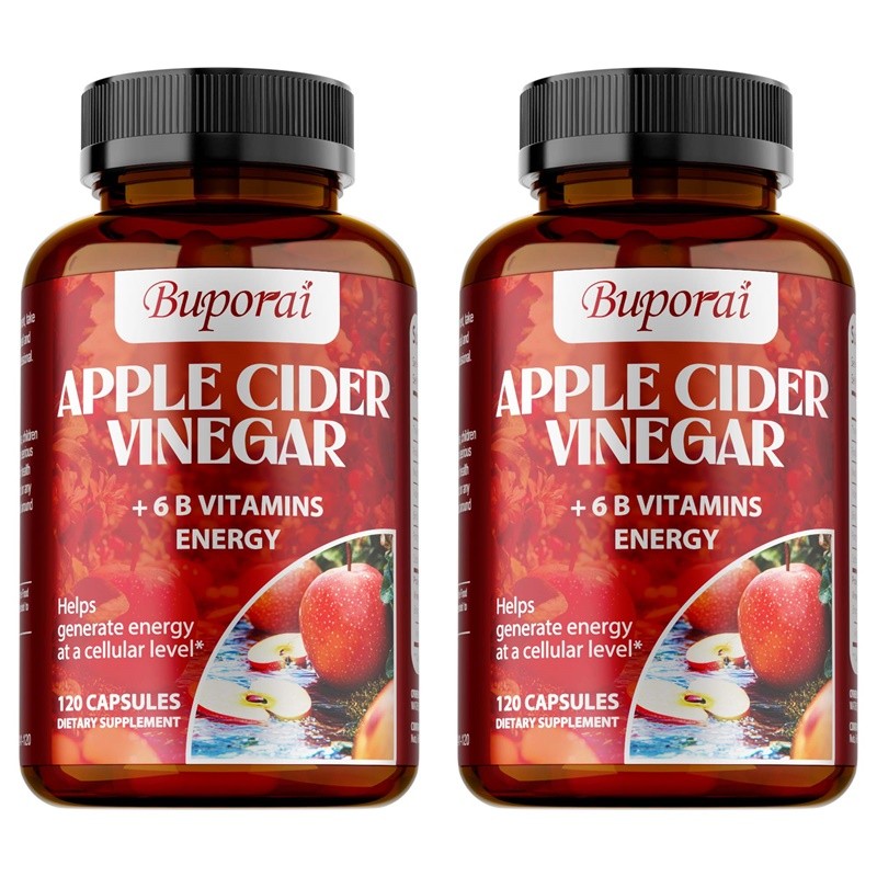 Apple Cider Vinegar 240pcs – Weight Management, Metabolism, Reduce Bloating