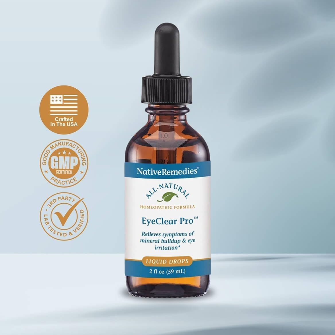 EyeClear Pro—Natural Eye Support Oral Liquid for Dry, Red, Swollen Eyes—Promo…