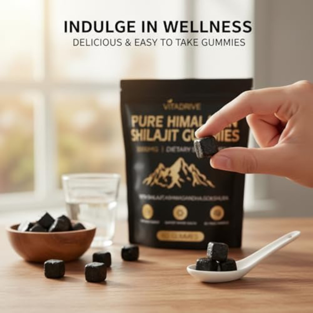 UltimaPeak Pure Himalayan Shilajit Gummies with 30 Count (Pack of 1)