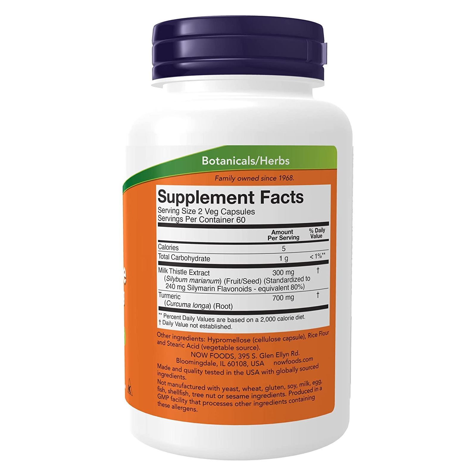 NOW FOODS Milk Thistle Extract 150 mg Silymarin 120 mg 120 Veg Capsules
