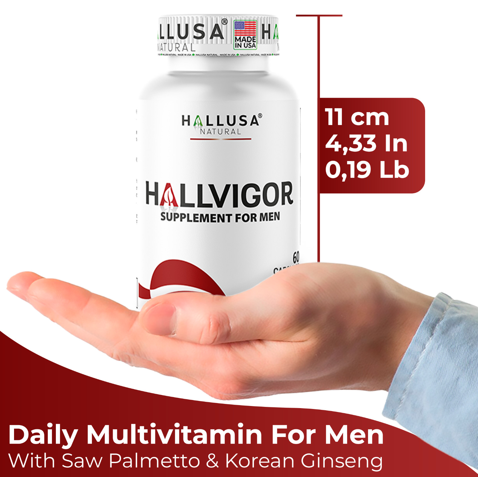 HALLPROST & HALLVIGOR – Complete Treatment for Men – Prostatic well-being 120Cap