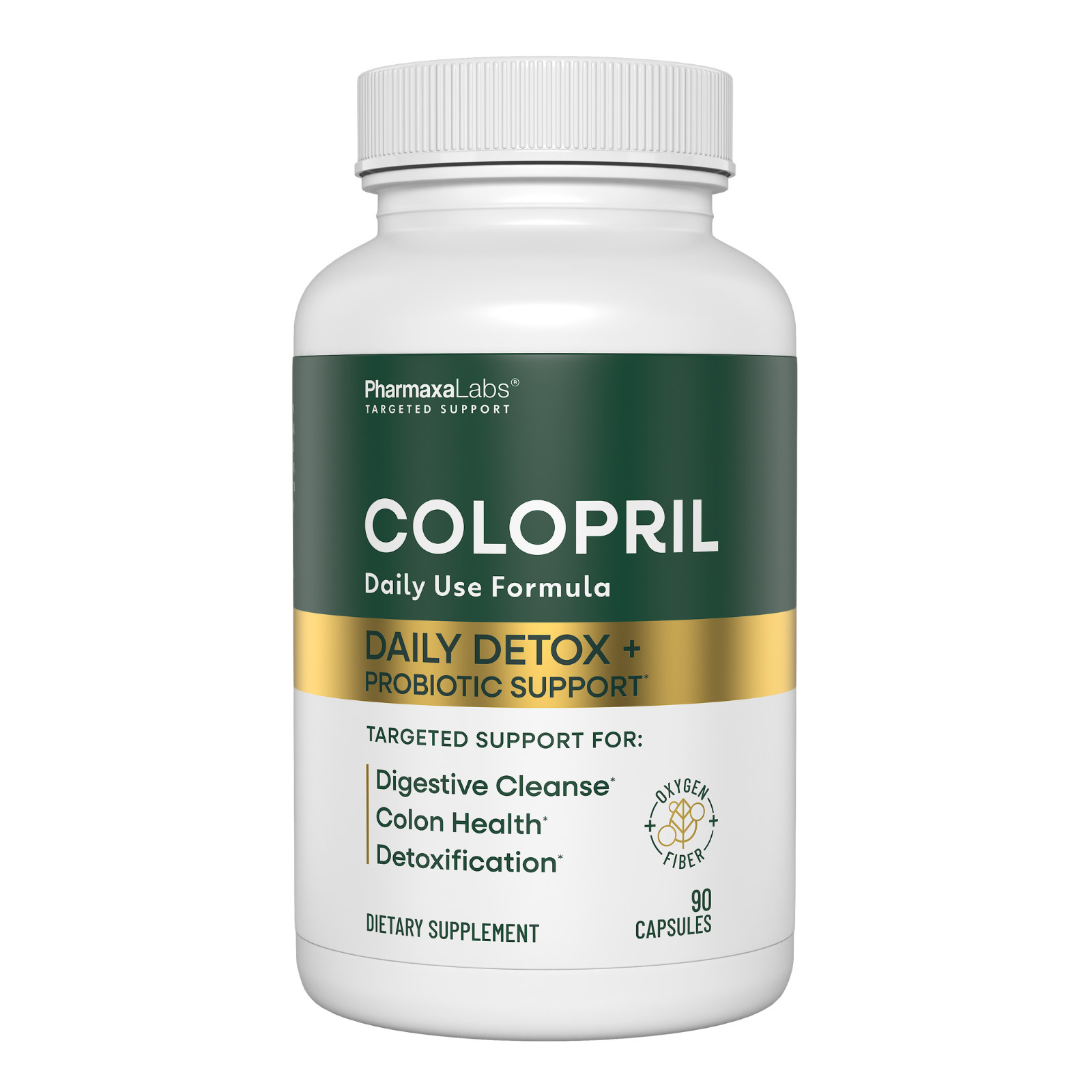 Colopril Daily Detox + Probiotic Support – Colon Cleanse Supplement 90 Capsules