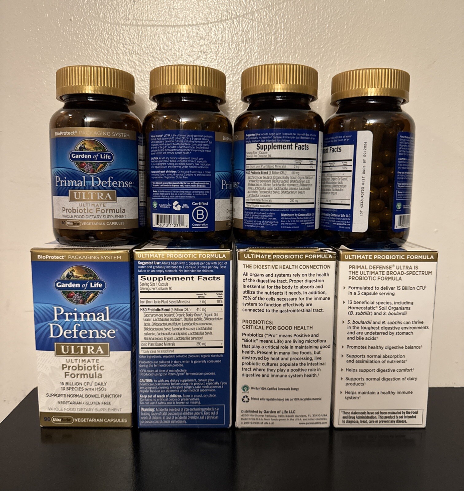 Garden of Life Primal Defense Ultra Probiotic Formula 360 Vegetarian Capsules
