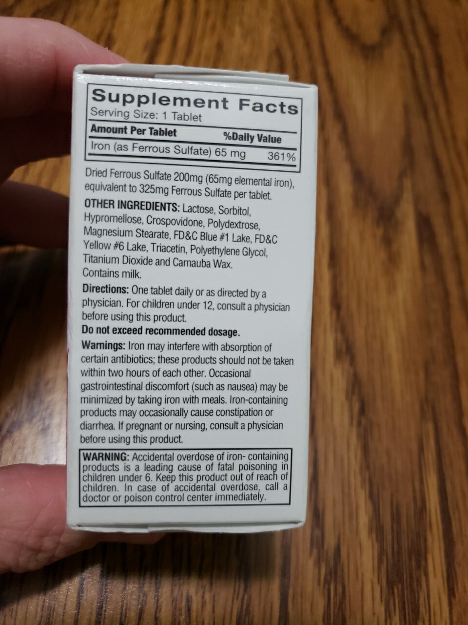 Feosol Ferrous Sulfate Iron Original Tablet – 120 Count Exp 06/2025 – New