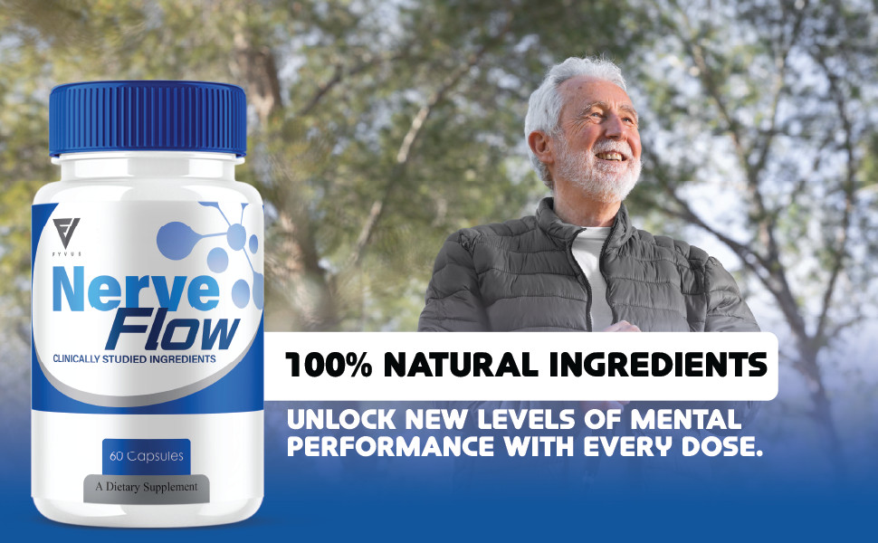 (2 Pack) Nerve Flow Nerve Support Supplement, NerveFlow Advanced (120 Capsules)