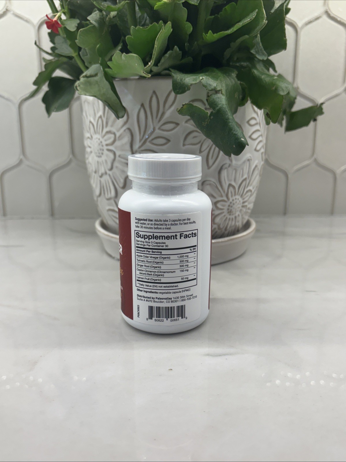 ACV Complex Digestive Support Detox Supplement 90 Count Bottle Natural Formula