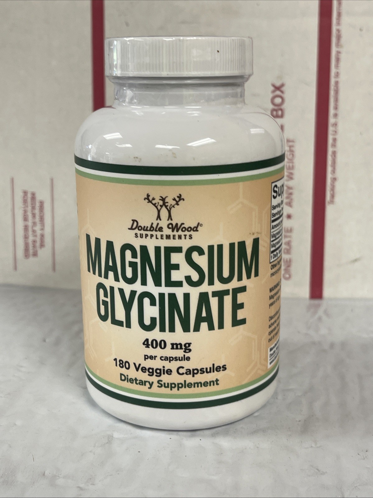 2 X Magnesium Glycinate 400mg | 180 Capsules Each